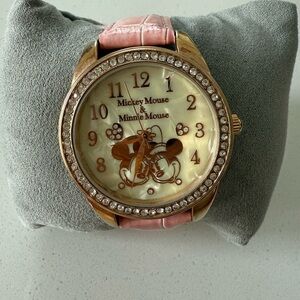 Disney Mickey & Minnie Mouse Pink Watch 40mm